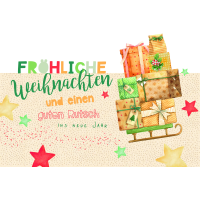 Weihnachten Grußkarte Glückwunschkarte mit...