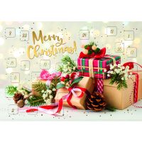 Advent Adventskalenderkarte QR-Code mit Rezepten Format...
