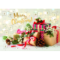 Advent Adventskalenderkarte QR-Code mit Rezepten Format...