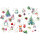 Advent Adventskalenderkarte QR-Code mit Rezepten DIN A5 Schneemann Pinguin Baum