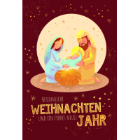Weihnachten Grußkarte Glückwunschkarte mit...