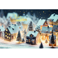 Weihnachten Grußkarte Glückwunschkarte mit...