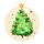 Weihnachten Beutel mit 5 Geschenkanhängern Green Line Laser Art Weihnachtsbaum, 5 x 5
