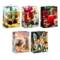 Weihnachten 10 Geschenktüten Large A4-Format...