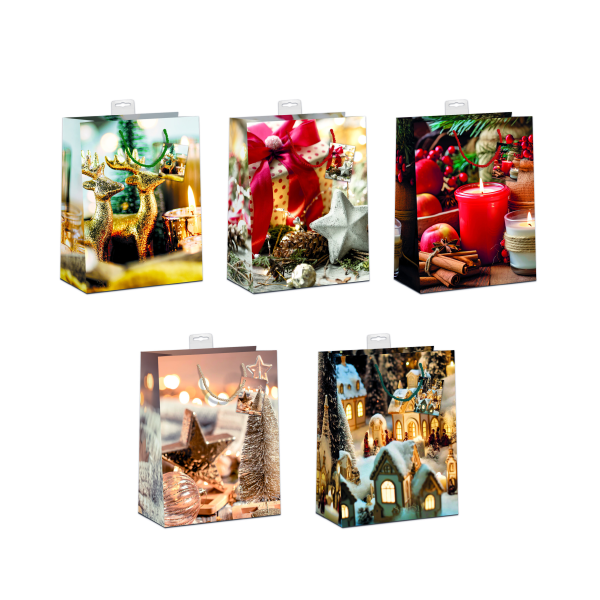 Weihnachten 10 Geschenktüten Medium A5-Format á UVP € 1,95 Bundle, sortiert 5 Motive á 2 Geschenk