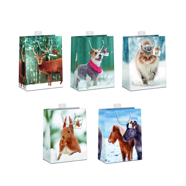Weihnachten 10 Geschenktüten Medium A5-Format á UVP € 1,95 Bundle, sortiert 5 Motive á 2 Geschenk