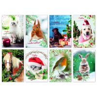 Weihnachten 100 Weihnachtskarten mit Umschlag á...