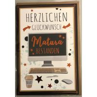 Matura - Glückwunschkarte Briefumschlag- Matura...