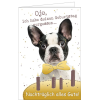 Geburtstag verspätet nachträglich -...