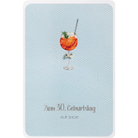 30. Geburtstag Finest Collection Karte mit Briefumschlag...
