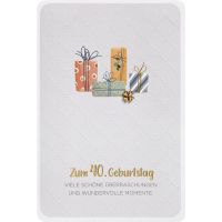 40. Geburtstag Geschenke Finest Collection unverpackte...