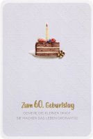 60. Geburtstag - Finest Collection Karte mit...
