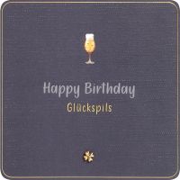 Geburtstag Finest Collection quadratische unverpackte...