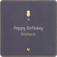 Geburtstag Finest Collection quadratische unverpackte...