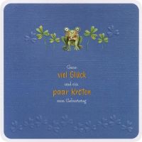 Geburtstag Finest Collection quadratische unverpackte...