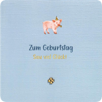 Geburtstag Finest Collection quadratische unverpackte...