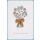 Allgemeine Wünsche Blumenstrauß Schleife Moments Collection Glückwunschkarte mit Umschlag