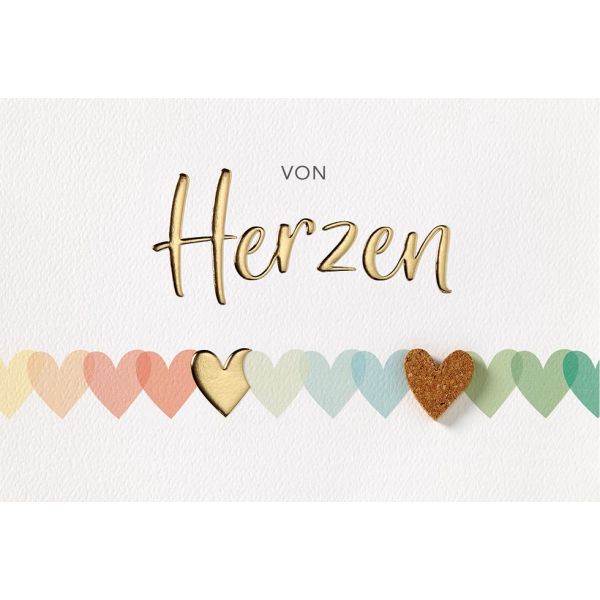 Allgemeine Wünsche Von Herzen Moments Collection Glückwunschkarte mit Umschlag