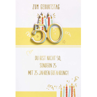 50. Geburtstag FEELINGS Collection unverpackte...