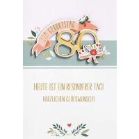80. Geburtstag FEELINGS Collection unverpackte...