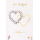 Hochzeit Vermählung Feelings unverpackte Glückwunschkarte mit Umschlag Herz Liebe Applikation