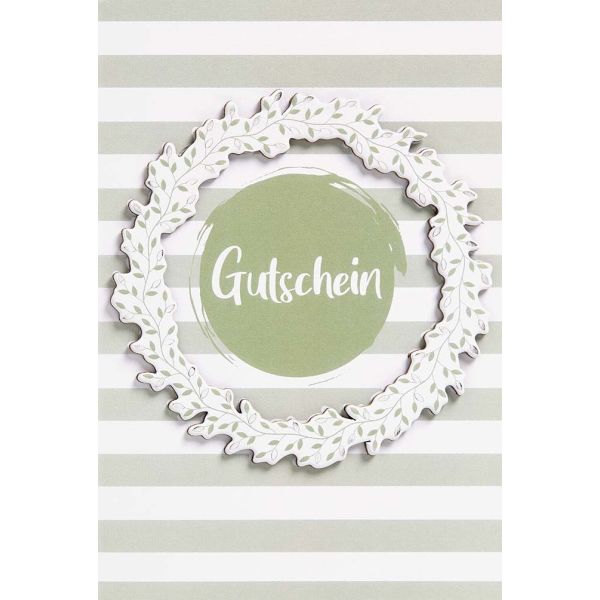 Gutschein - FEELINGS COLLECTION Karte mit Umschlag plastikfrei unverpackt