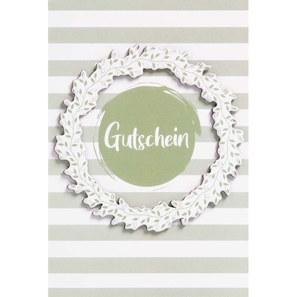 Gutschein - FEELINGS COLLECTION Karte mit Umschlag plastikfrei unverpackt