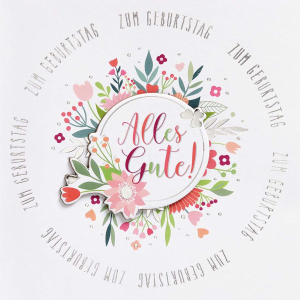 Willow Gifts Geburtstagskarte Quadratisch – Foo Fighters Songtext, Personalisierbar, 148x148 Mm