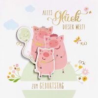 Geburtstag Feelings Quadratische unverpackte...