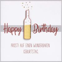 Geburtstag Feelings Quadratische unverpackte...