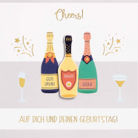Geburtstag Feelings Quadratische unverpackte...