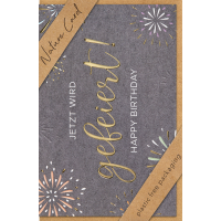 Geburtstag - Nature Card HANDMADE Karte mit Umschlag...