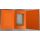 Passepartoutkarten orange - eckig - im Format 11,5 x 17 cm mit passenden Umschlägen - 5 Karten pro Packung