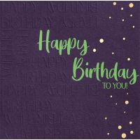 Geburtstag - GOOD VIBES Karte mit Umschlag Happy Birthday...
