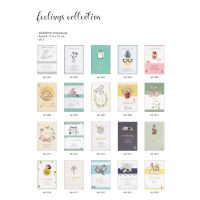 Feeling Collection Karten - Sortiment 64 Dekore à 6 Stück - 2 Kartenformate - UVP: € 1.516,80