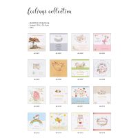 Feeling Collection Karten - Sortiment 64 Dekore à 6 Stück - 2 Kartenformate - UVP: € 1.516,80