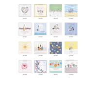 Feeling Collection Karten - Sortiment 64 Dekore à 6 Stück - 2 Kartenformate - UVP: € 1.516,80