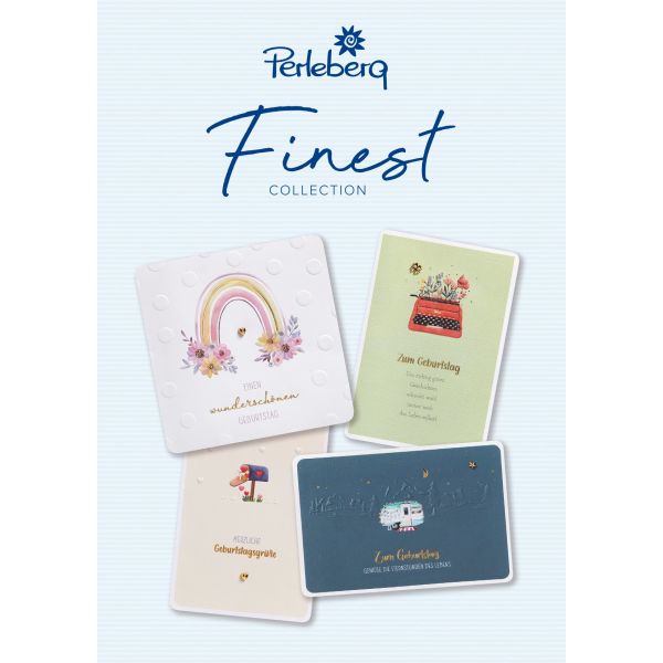 Finest Collection - 384 unverpackte Glückwunschkarten mit Umschlägen - 64 Dekore - Bundle UVP: € 1148,16
