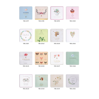 Finest Collection - 384 unverpackte Glückwunschkarten mit Umschlägen - 64 Dekore - Bundle UVP: € 1148,16