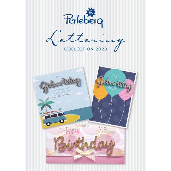 Lettering-Sortiment - 192 Glückwunschkarten mit Umschlägen - 64 Dekore - 4 Kartenformate - Bundle UVP: € 670,08