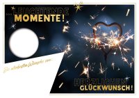 Geburtstag - Flashlight - Soundkarte Musikkarte mit Umschlag A5 Format - Wunderkerze