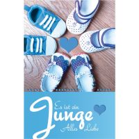 Geburt Baby Glückwunschkarte mit Umschlag Schuhe Es...