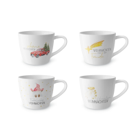 Weihnachten Maxibecher Set 4 Motive a 3 Stück...