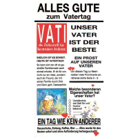 A Vatertag  VATI unser Vater ist der Beste Zeitungsstil...