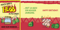Geburtstag – Humor - Glückwunschkarte im...