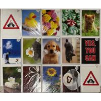 Puzzle Cards Sortiment - 15 Puzzle-Grußkarten mit Umschlägen - Bundle-UVP € 33,75