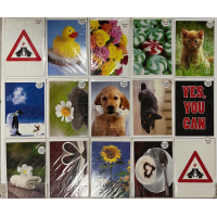 Puzzle Cards Sortiment - 15 Puzzle-Grußkarten mit Umschlägen - Bundle-UVP € 33,75
