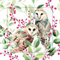 Cocktail Servietten 25x25 cm 3-lagig 20 Servietten Barn...