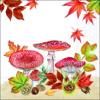 Herbst Servietten Lunch 33 x 33 cm 3-lagig 20 Servietten...