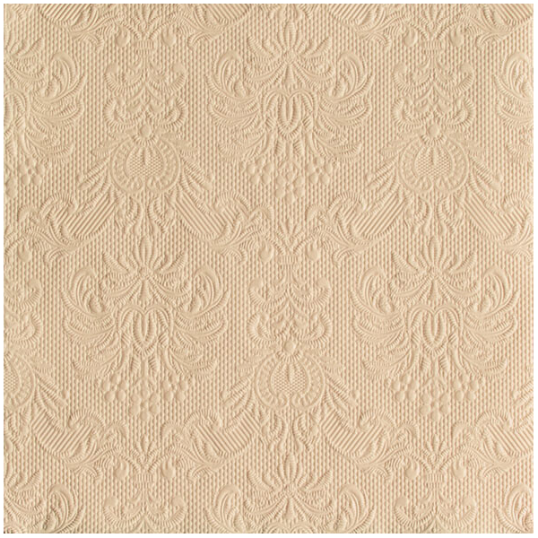 Servietten 33x33 cm 3-lagig 20 Servietten Elegance beige